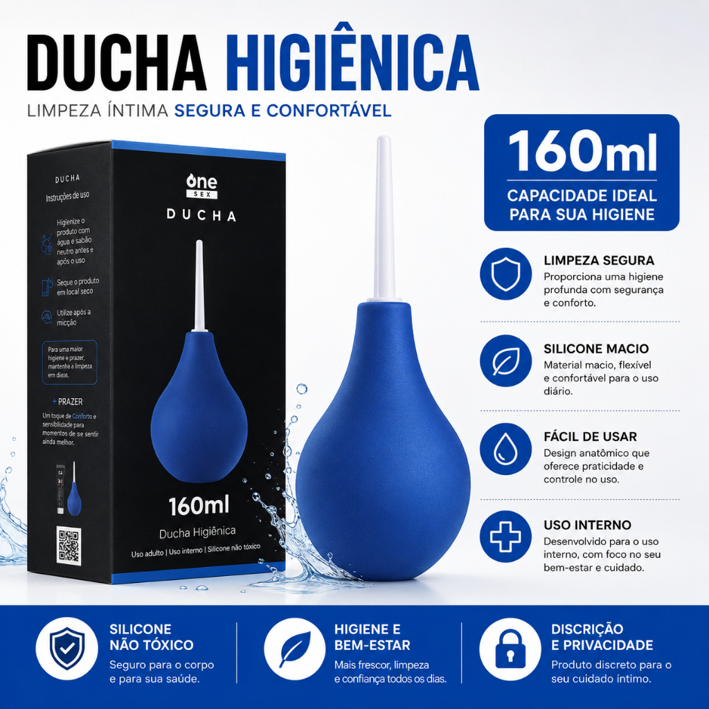 Ducha Higiênica Unissex 160 ml