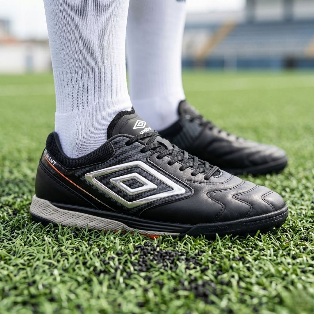 Chuteira Society Umbro Adamant Master Class Pro Bump Original Conforto Grip Alta Performance