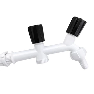 Torneira para Máquina de Lavar e Tanque ABS Branca Socel Resistente e Fácil Instalação