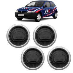 DIFUSOR AR CELTA 2000 ATÉ 2006 PRATA KIT 4 PEÇAS