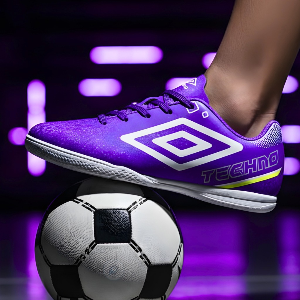 Chuteira Futsal Infantil Umbro Techno Jr Quadra Salão Resistente Leve - Original