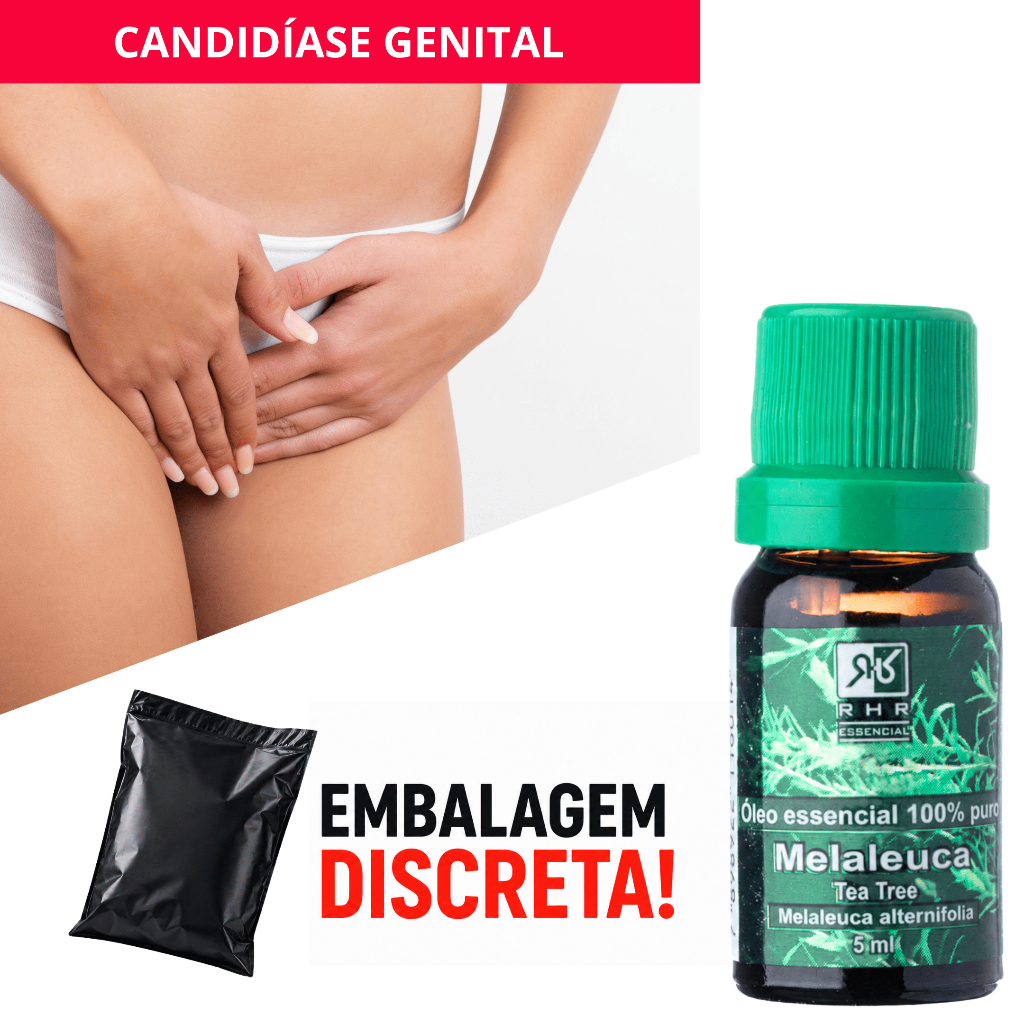 Óleo de Melaleuca para Candidíase - 100% puro 5ml