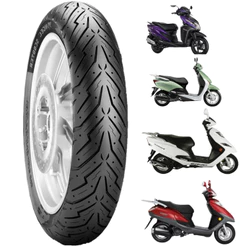 Pneu traseiro Pirelli 100/90-10 Angel Scooter Uso sem camara 56j Lead 110 Elite 125 Burgman 125i Lindy 125 VR150 Smart