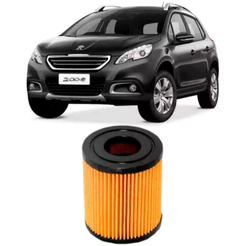 Filtro Óleo Peugeot 2008 1.6 2015 A 2017 PEL108 Tecfil