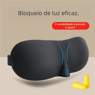 Tapa Olho 3D Ergonômico Isolamento Total de Luz Para Sono