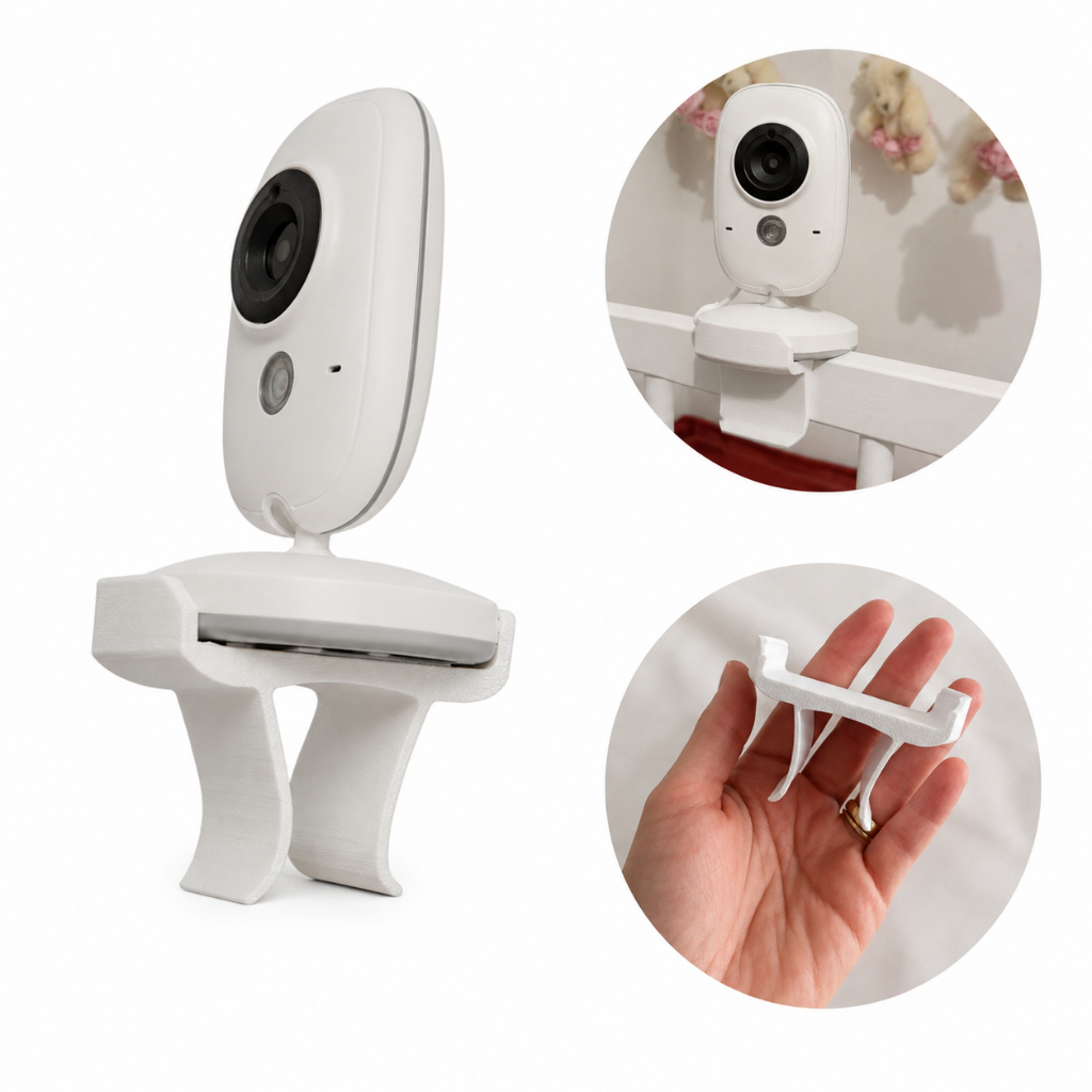 Suporte de Babá Eletrônica Para Berço Ajustável Universal Flexível Resistente