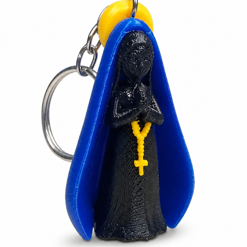 Chaveiro Nossa Senhora Aparecida 3D Religioso Católico Presente Lembrancinha