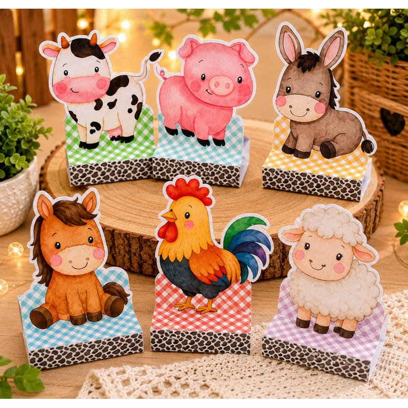 20 porta bis fazendinha, lembrancinha de aniversário, porta doces, personalizados, festa.