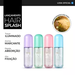 Kit Perfume Capilar com 4 Fragrâncias: Cabelos Perfumados, Leves e Macios | Hair Splash 4 Unidades