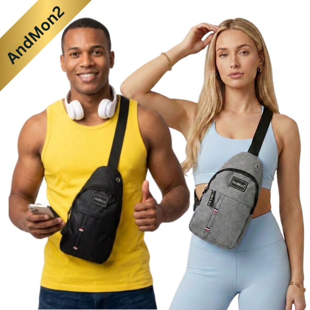 Bolsa Shoulder Bag Unissex De Peito Transversal De Costas Tiracolo Pochete Impermeável