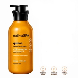 Loção Firmadora Desodorante Corporal Nativa SPA Quinoa 400ml