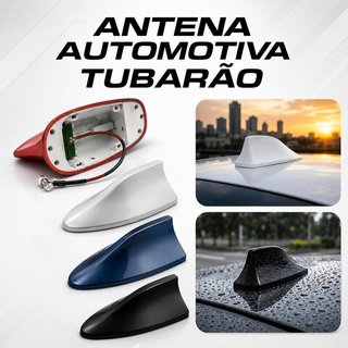 Antena Automotiva 6,0dB Rádio De Barbatana De Tubarão Do Carro Sinal FM Para Todos Carros…