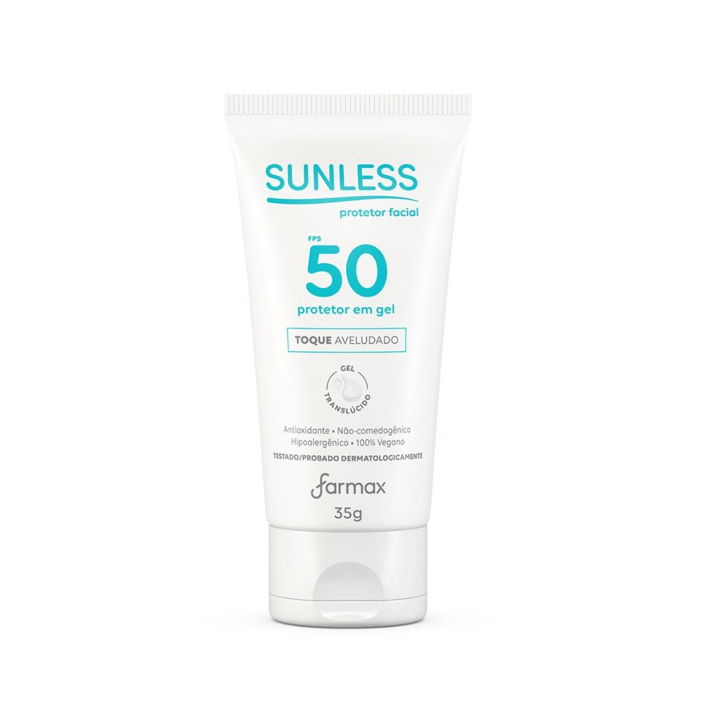 Sunless Protetor Facil Gel Translúcido FPS50 - 35g