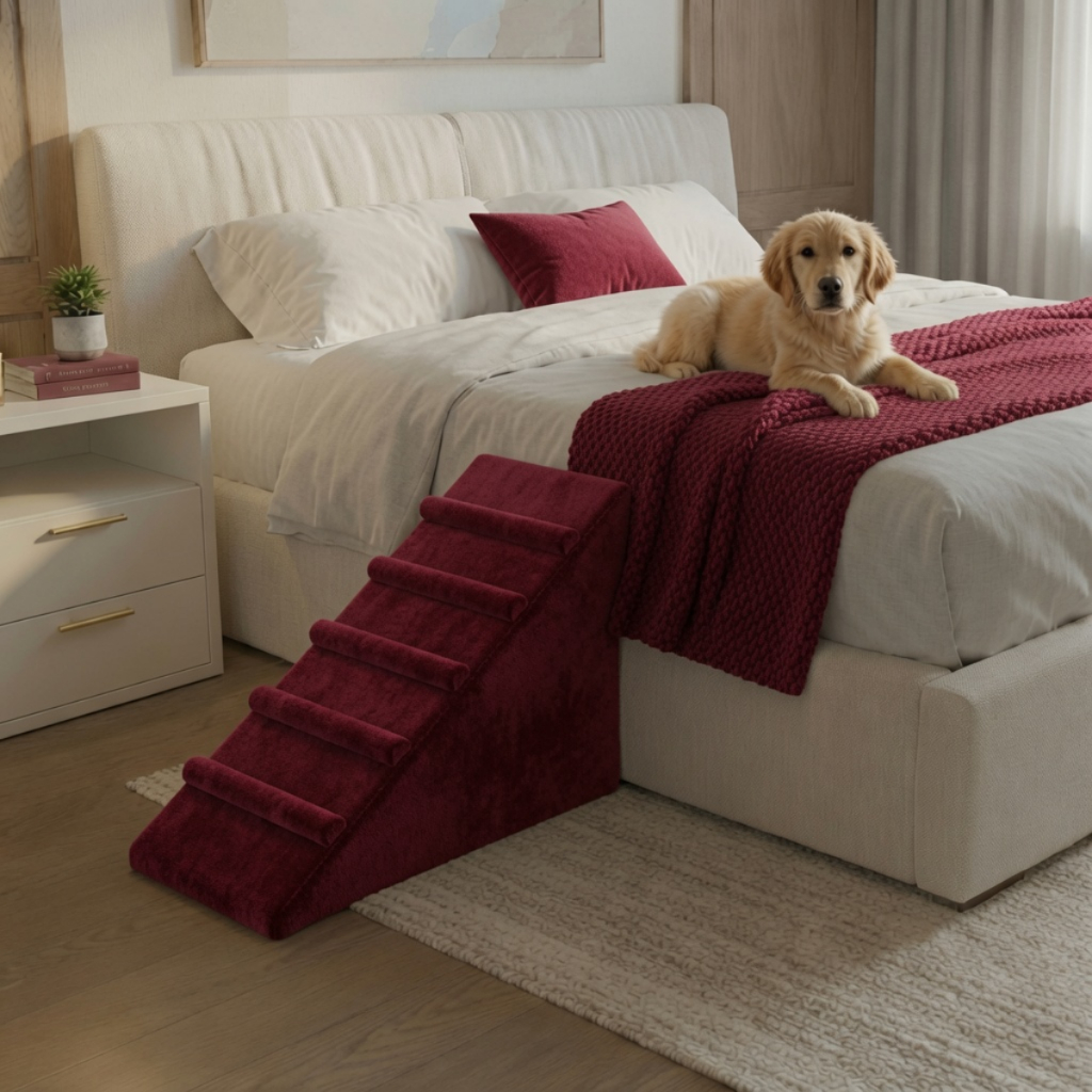 Rampa Escada Antiderrapante com Degraus para Pet Cães e Gatos Liberty Móveis
