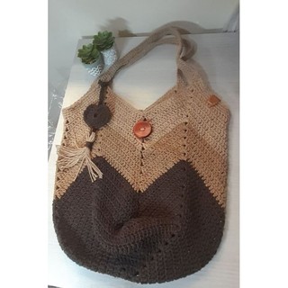 Bolsa de Crochê de Ombro/Bolsa Artesanal/Bolsa de Verão