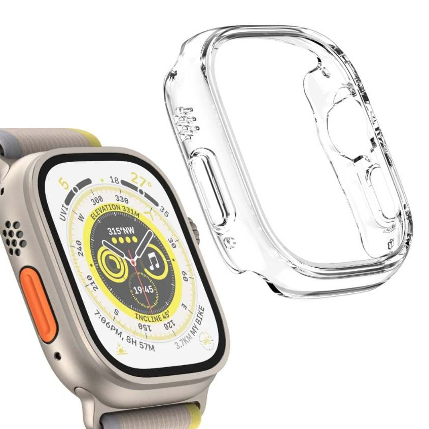 Capa Protetora Capinha Transparente Case Para Relógio Smart Watch Apple Watch 40mm 38mm 41mm 42mm 45mm 49mm Ultra Case