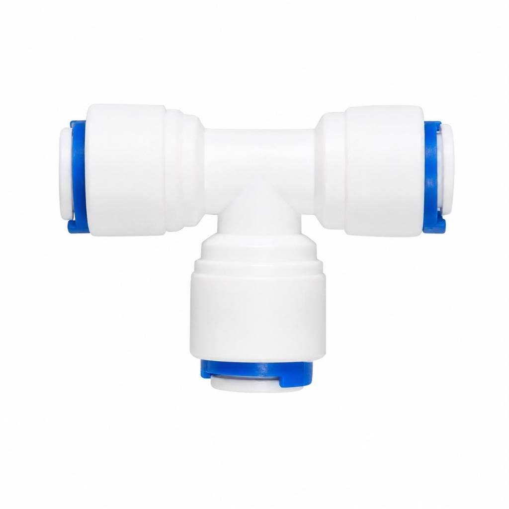 Conector T Engate Rápido 1/4 Purificador Osmose Filtro