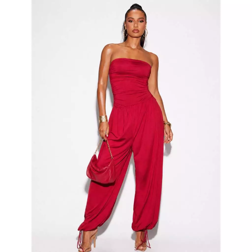 Macacao Aladim feminino Tomara Que Caia  Pantalona  Elastec Macaquito — imagem 1