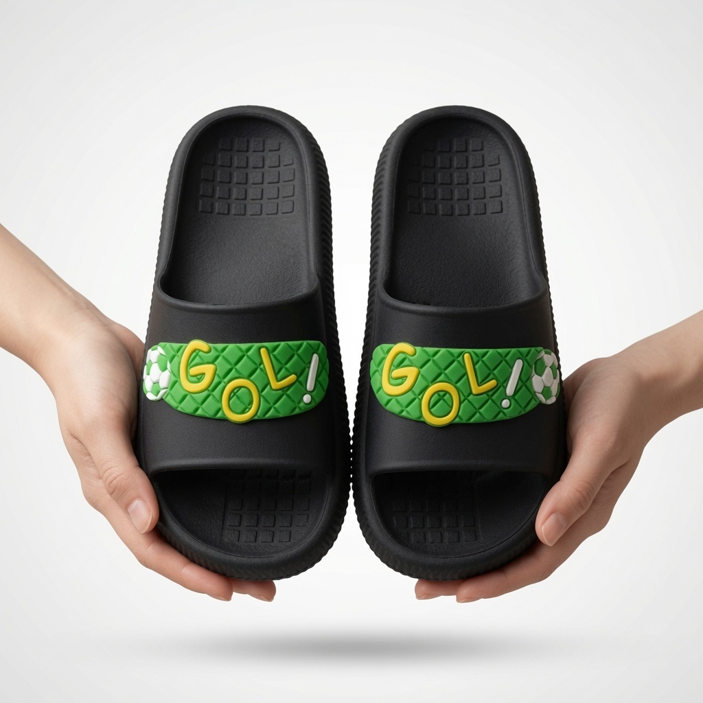 Chinelo Slide Infantil Unissex Goool Jogos Leve Confortável Antiderrapante EVA Esportivo