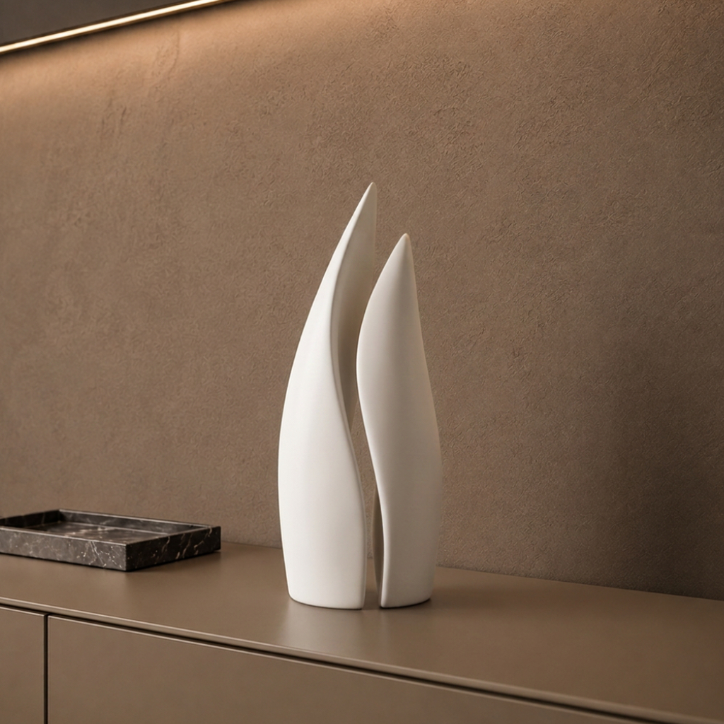 Vasos Decorativos Kit Moderno em Cerâmica para Sala Mesa De Centro Aparador Escritório