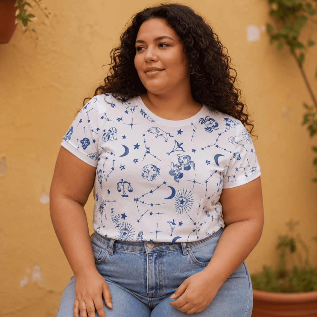Blusa Feminina Plus Size Soltinha Malha Fria Tendência Moda Evangélica Casual Confortável