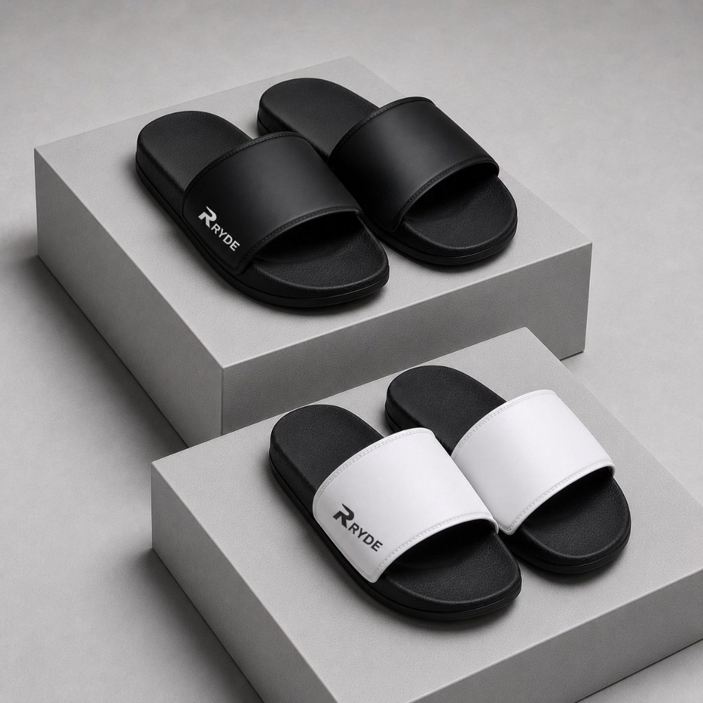 Kit Chinelo Slide Masculino Feminino 2 Pares Confortável Macio Casual Antiderrapante Passeio Trabalho
