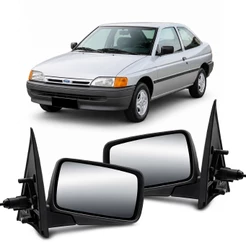 Par Retrovisor Externo Escort Europeu Sapão 1993 a 1996 Manual