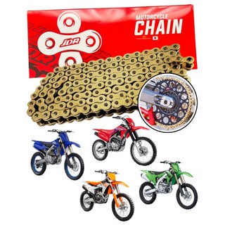 Corrente Dourada Sem Retentor Gold 520x116 Elos Crf230 Crf250f Crf 300f Kxf250 Yzf Yz Ktm Sx Exc