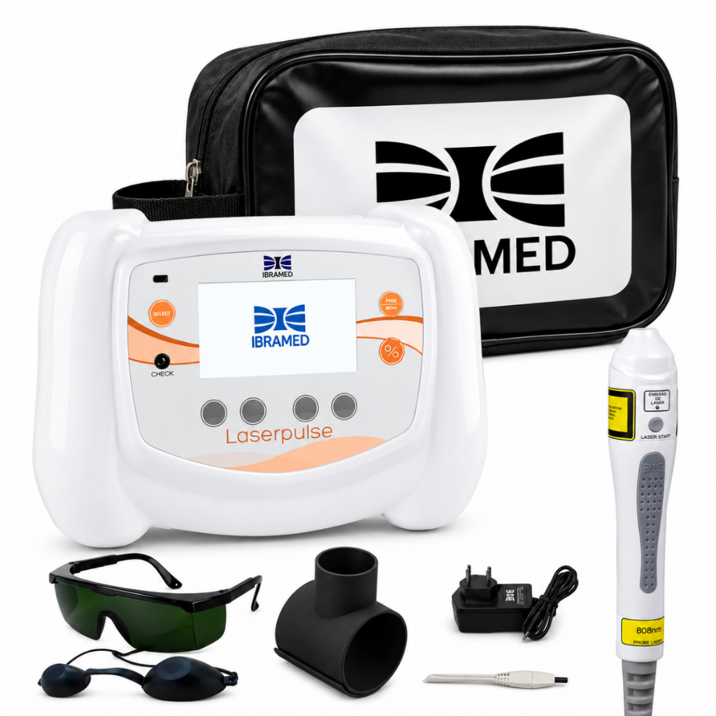 Novo Laserpulse Ibramed Portátil Probe P4 808nm Laser Terapêutico Fotobiomodulação
