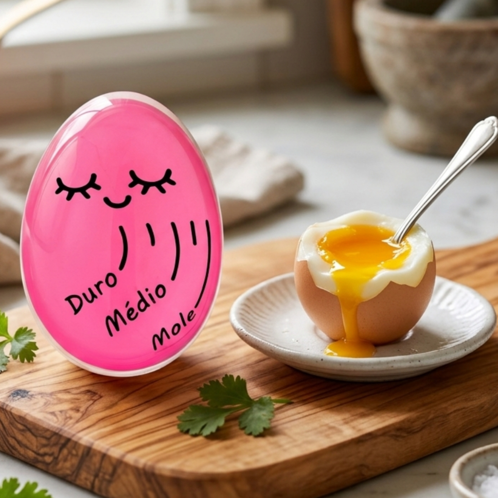 Egg Timer Temporizador de Ovo Cozido Mollet Mole Médio Duro
