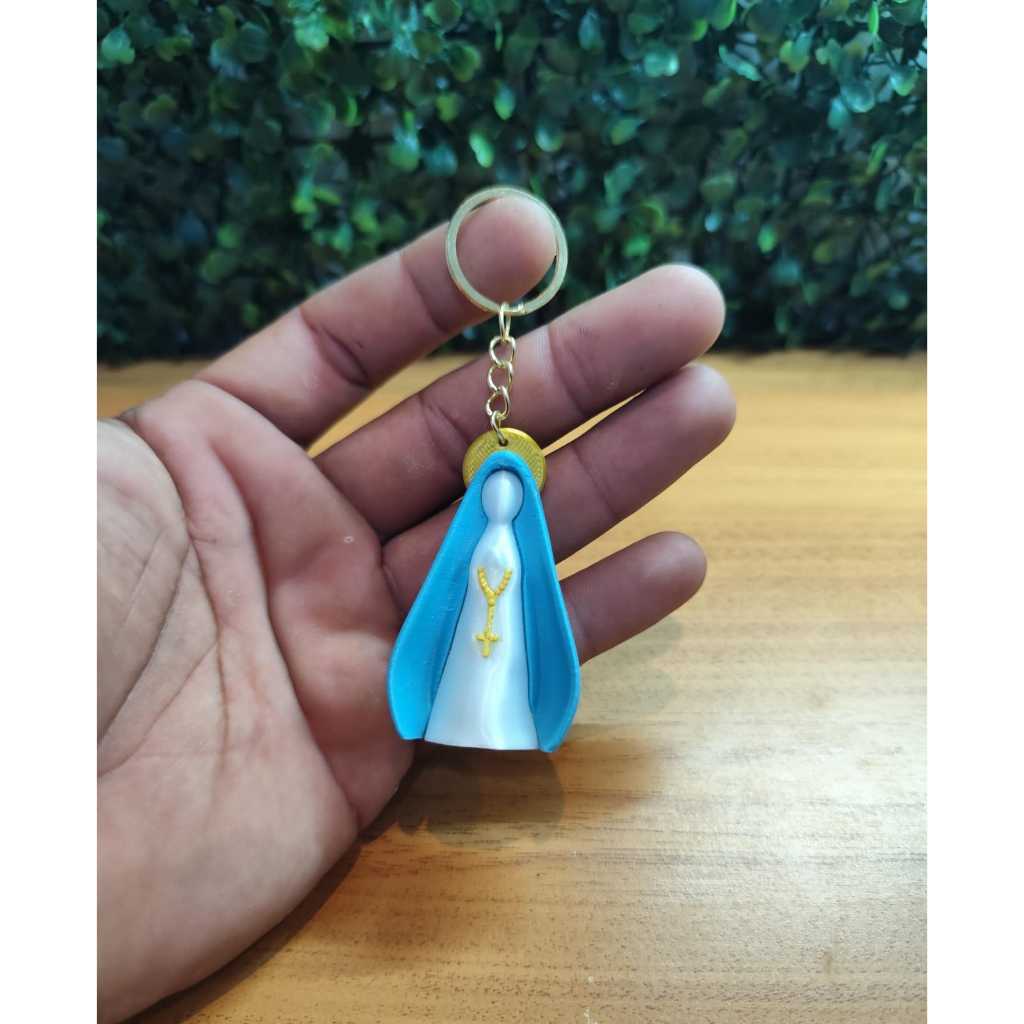 KIT Chaveiro Nossa Senhora Aparecida, Chaveiro Religioso Católico, Presente de Fé, Lembrancinha Religiosa