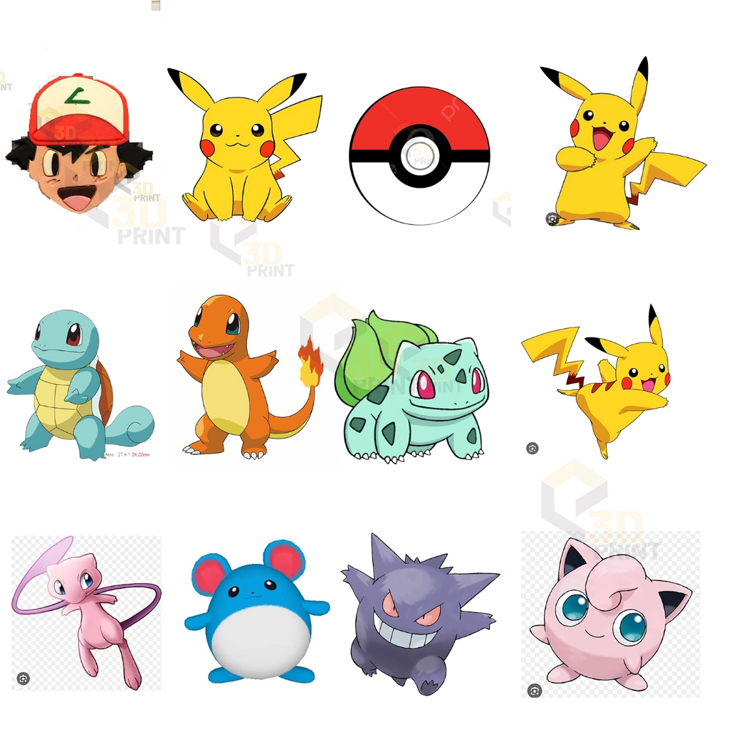 Cortador pasta americana Pokemon 6,5cm