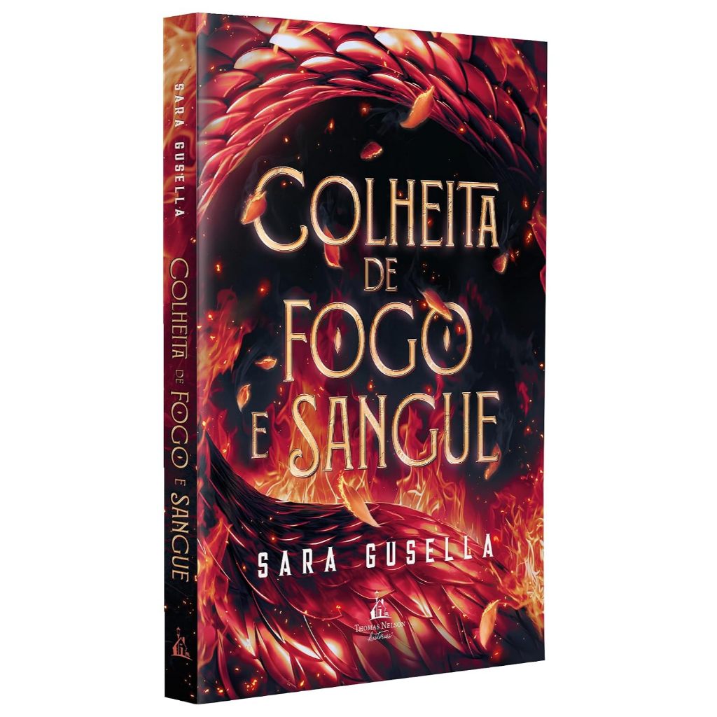 Sara Gusella Livro Colheita de Fogo e Sangue Edição Thomas Nelson Romance Fantasia