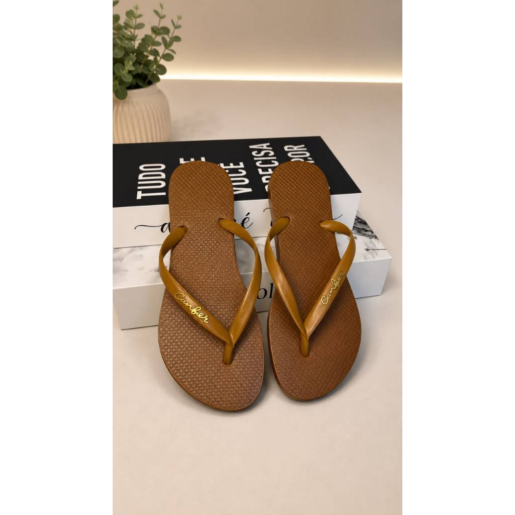 Chinelo Feminino Básico Confortável Antiderrapante Leve Casual Macio