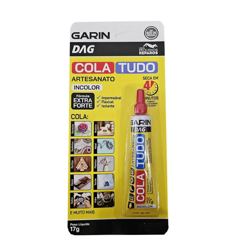 Cola tudo extra 17G INCOLOR - Garin