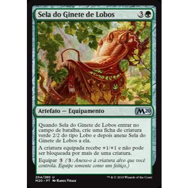 Sela do Ginete de Lobos (Lobo / Equipamento) - - Magic The Gathering