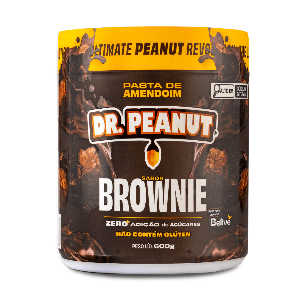 Pasta De Amendoim Brownie Dr. Peanut 600g