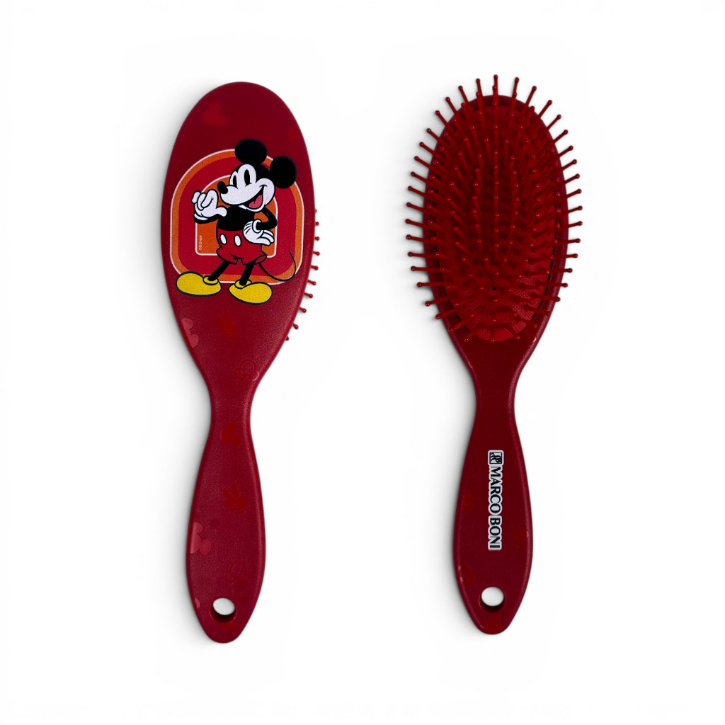 Escova De Cabelo Raquete Oval Profissional Disney Mickey