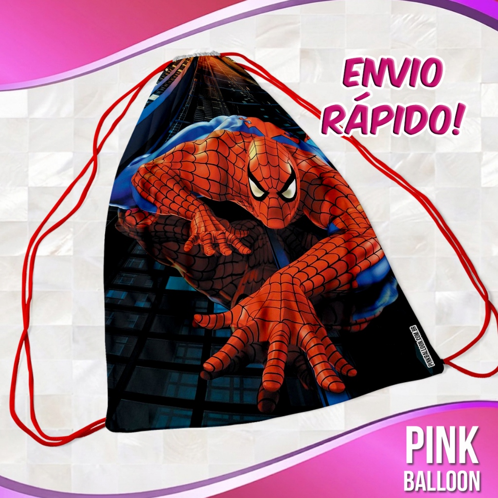 MOCHILINHA HOMEM ARANHA 2 (ENVIO RÁPIDO) - SACOLINHA LEMBRANCINHA NÃO PERSONALIZADA
