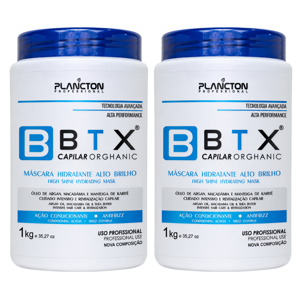 Kit 2 BTX Orghanic Plancton - 1kg Realinhamento de Forma