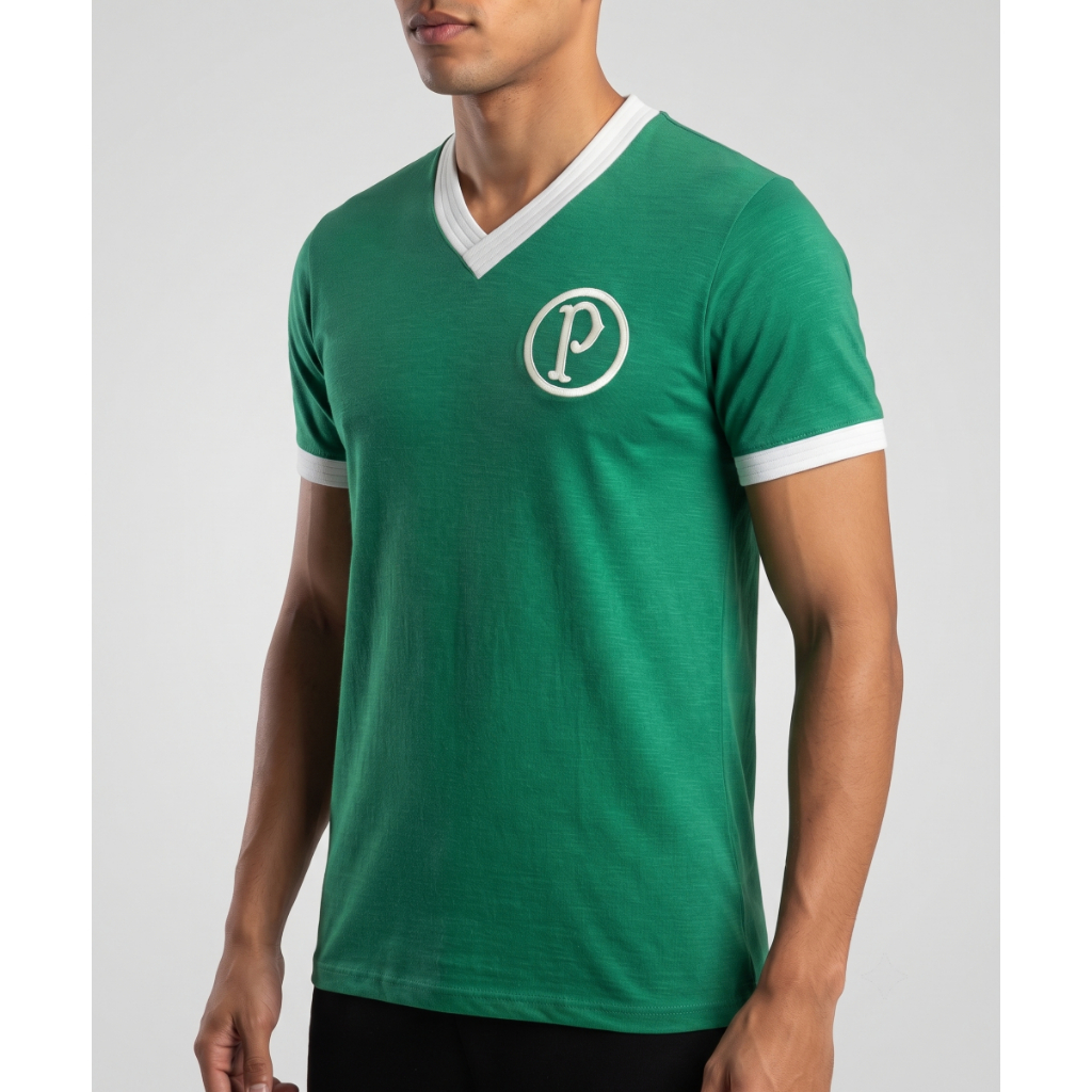 Camisa Palmeiras Comemorativa Edição 75 Anos Masculina Adulto Oficial Licenciada Verdão