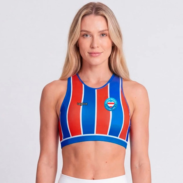 Top Fitness Pro Reversível Tricolor Legbox Academia Treino Corrida Ginastica