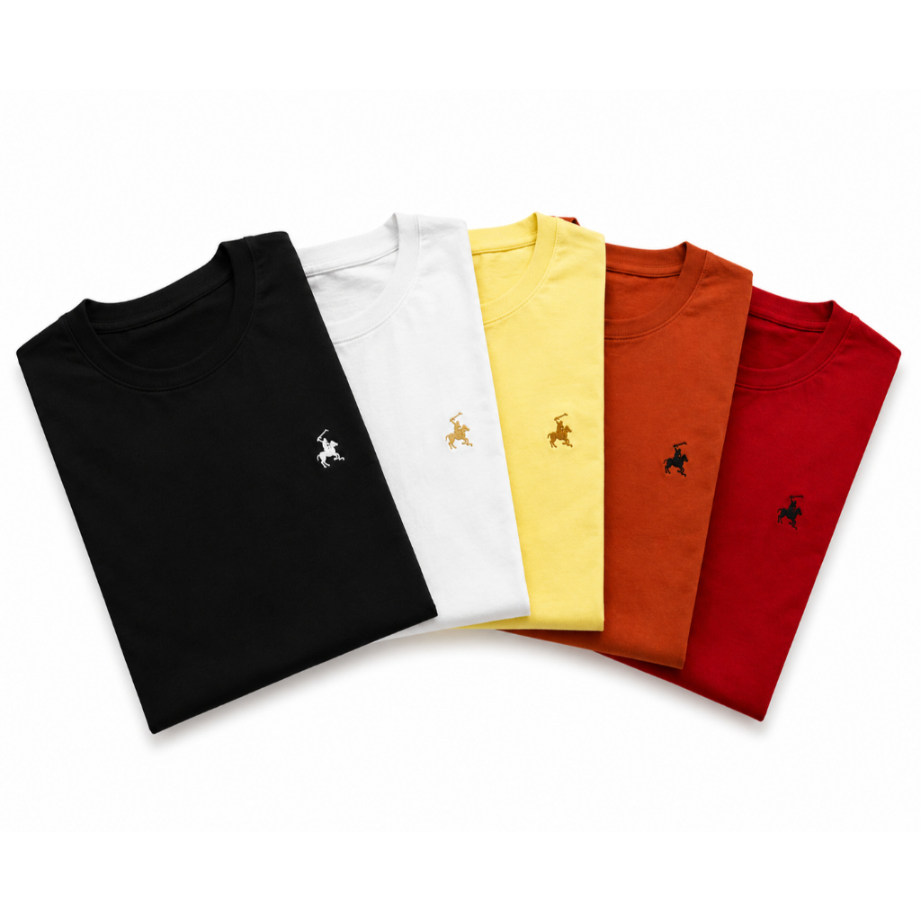 Camiseta Masculina Algodão com Elastano Premium | Conforto e Caimento Perfeito