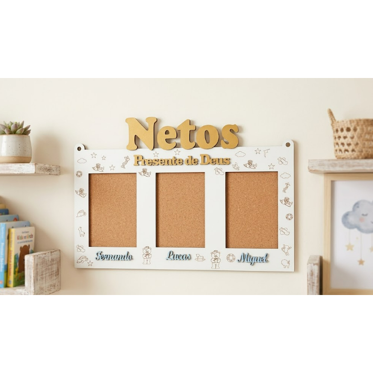 Porta retrato Personalizado NETOS- NETAS- FILHOS