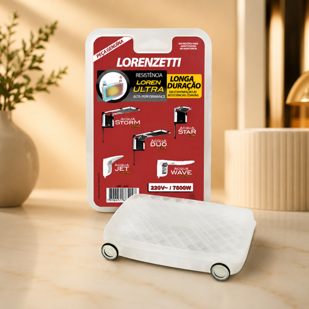 Resistência Loren Ultra Lorenzetti 220V 7800W Para Acqua Duo Storm Star Jet Wave Peça Original Genuína
