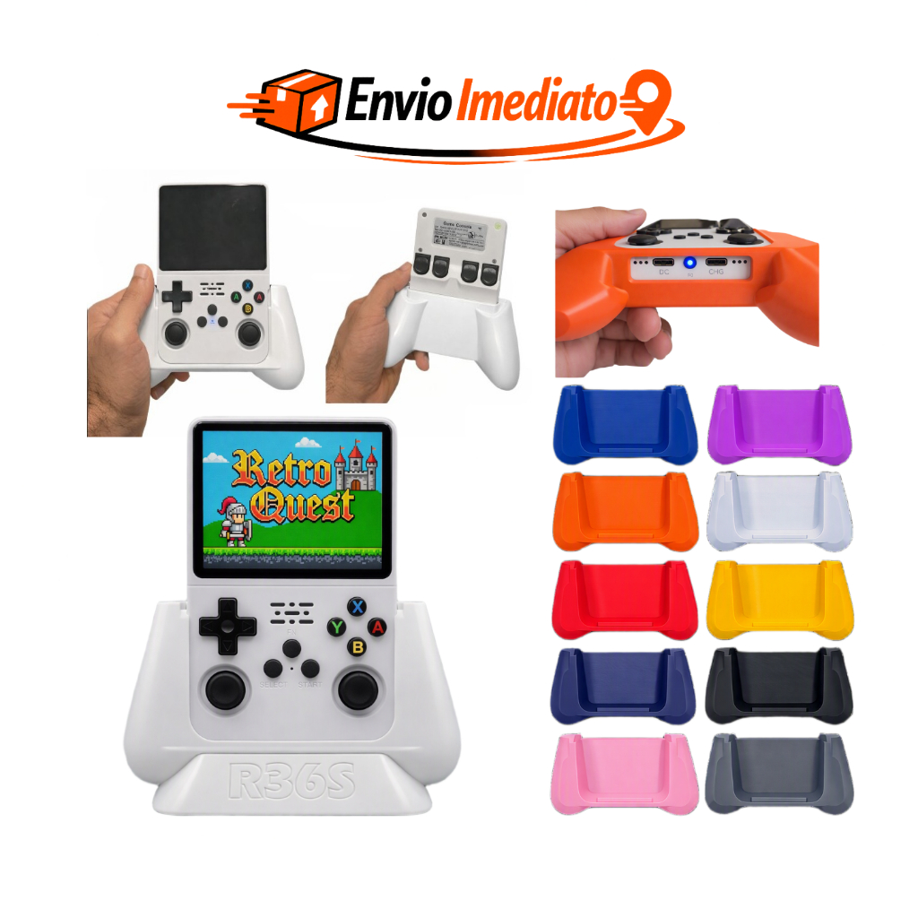 Grip + Base de Mão Ergonômico R36S - Assessório Para Jogar com Mais Precisão e Conforto