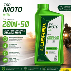 OLEO MOTOR MOTO 4T 20W50 LUBRAX