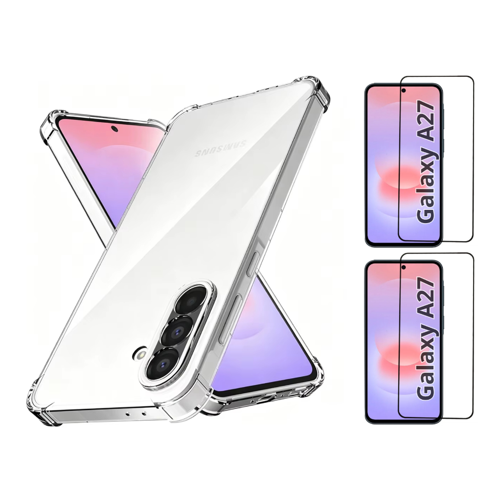Capa Capinha Case + 2 Películas de Vidro 3D para Samsung Galaxy A27