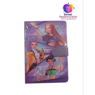Caderno Huntrix brochura capa dura 80fls