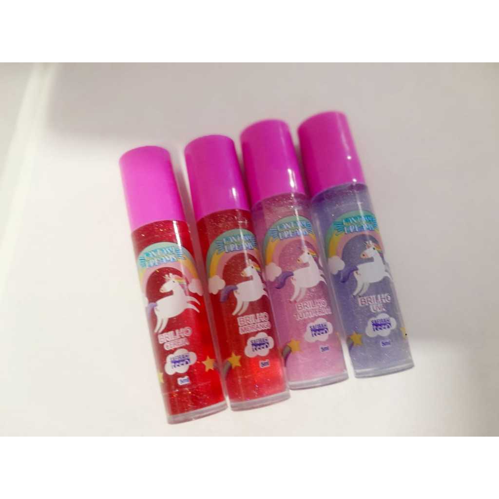 Brilho Labial Roll - on Teen Unicórnio Fantasy Dreams - Safira